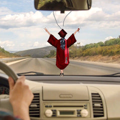 Personalized Arcylic Car Ornament - Graduation Girl Name - OLESA