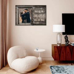 Personalized Canvas Wall Art - Gift For Couples, Husband Wife - OLESA
