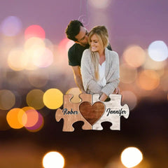 Personalized Car Hanging Ornament - You Are My Missing Piece - OLESA