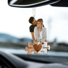 Personalized Car Hanging Ornament - You Are My Missing Piece - OLESA