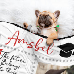 Personalized Customized Name Blanket - Graduation Gift - ARNOVIC