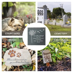 Personalized Garden Stone, Memorial Sympathy Gift - Love Is The Greatest Gift - OLESA