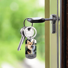 Personalized Keychain Custom Pet Photo Pet Memorial Gift - OLESA