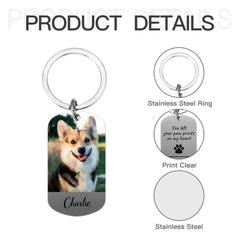 Personalized Keychain Custom Pet Photo Pet Memorial Gift - OLESA