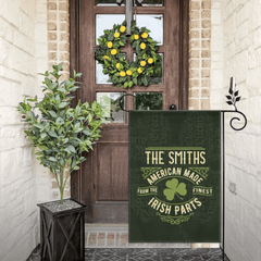 Personalized Name St. Patrick Irish Parts Blanket Garden Flag - OLESA