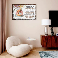Personalized Photo Canvas - When We Get To The End - OLESA