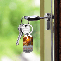 Personalized Stainless Steel Keychain - You're My Wonderwall - Gift For Lover - OLESA