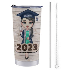 Shoot For The Stars Graduate - Personalized Tumblers - ARNOVIC