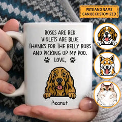 Thank You For Taking Care Of Me - Personalized Mug For Pet Lovers - OLESA