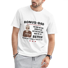 Thanks For Putting Up With My Mom- Gift For Dad, Funny Personalized T-shirt - OLESA