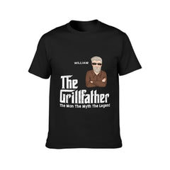 The Grillfather - Gift For Dad - Personalized Unisex T-Shirt - OLESA