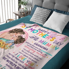 The World's Best Mom Belongs To Me - Family Personalized Blanket - Mother's Day, Birthday Gift For First Mom - OLESA