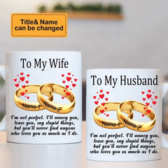 To My Husband/Wife - Personalized Mug - OLESA
