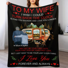 To My Wife - Forever And Always - Custom Blanket 🔥HOT DEAL - 40% OFF🔥 - ARNOVIC