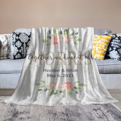 Together We Have It All Blanket - Gift for Couple - OLESA