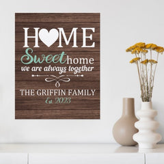 You Are Home Canvas - OLESA