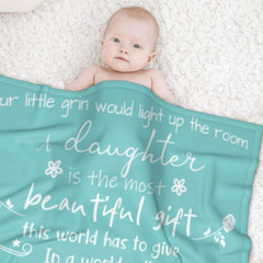 Your Little Grin Would Light Up The Room - Family Blanket - New Arrival, Christmas Gift For Daughter - ARNOVIC